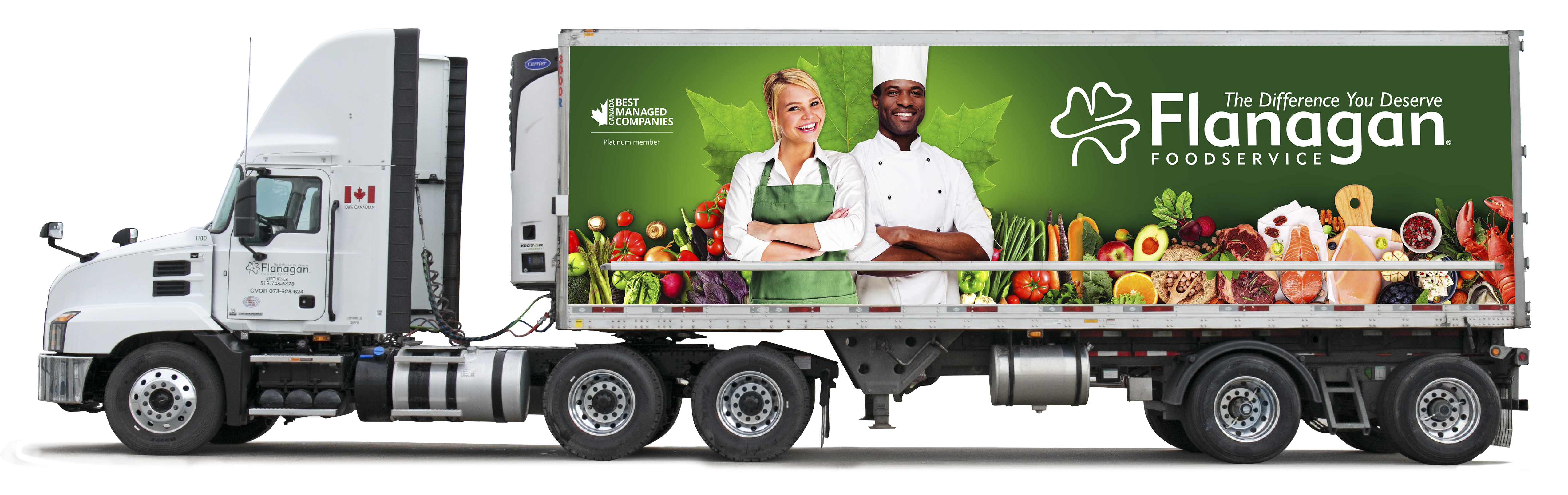 Flanagan Foodservice Truck, Foodservice Delivery